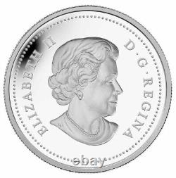 1 Oz Silver Coin 2013 $20 Canada Blue Flag Iris veriscolor Swarovski Dew Drops