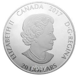 1 Oz Silver Coin 2017 $20 Canada Canadiana Kaleidoscope The Loon