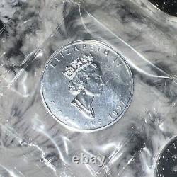 1997 Canada $5 Dollars Maple Leaf. 999 Silver 1 oz Key Date