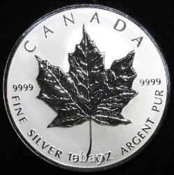 1998 $50 CANADA SILVER Coin 10 oz. Of. 9999 Fine SILVER