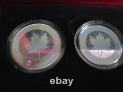 2003 Canada. 9999 Fine Silver Maple Leaf Hologram 5 Coin Set withCOA