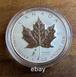 2005 Canada $5 Silver Maple Leaf Tulip Privy 3500 Mintage