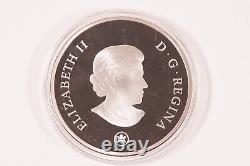 2007 Canada 60th Wedding Anni Queen Elizabeth 999 50 Dollars Silver Coin #nuc688