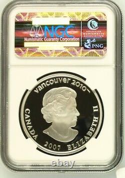 2007 Canada Silver $25 Olympics Pride Km-743 Ngc Proof Pr Pf 69 Ultra Cameo