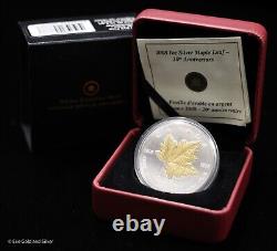 2008 $5 Canadian Maple Leaf. 9999 Silver 20th Anniversary in Box