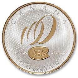 2009 Canada RCM Montreal Canadiens 100th Ann. Proof Sterling Silver Coin