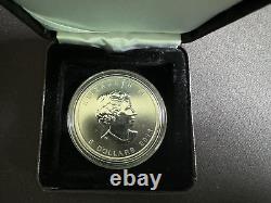 2011 1oz Canadian Wildlife Series Wolf (Full Color Finish) 99.99% Silver