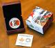 2014- Canada $20 Autumn Falls 1 Oz. Silver Proof Coin With Color And All Omp