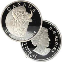 2014 Canada $20 Silver Bison 4 Coin Set PCGS PR 70 First Strike