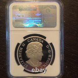 2014 Canada $20 Woolly Mammoth. 9999 Fine Silver Bullion NGC PF70 Early Releases