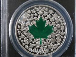 2014 Rcm $20 Fine Silver Coin Maple Leaf Impression Pcgs Pr70 Dcam First Strike