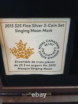 2015 $25 Fine Silver 3-set Royal Canadian Mint