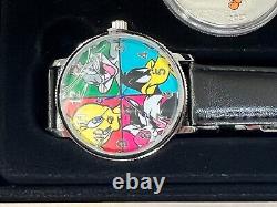 2015 Canada $20 Fine Silver Warner Looney Tunes 4 Coin Set With Watch Royal Mint