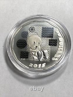 2015 Canada Looney Tunes (8) Coin Silver Set WithOGP & COA Item 6713