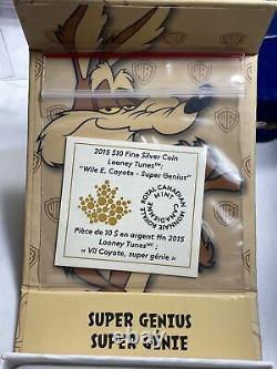 2015 Canada Looney Tunes (8) Coin Silver Set WithOGP & COA Item 6713