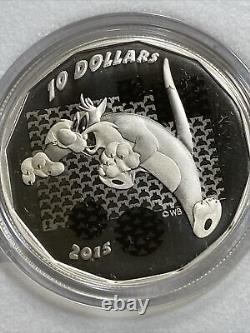 2015 Canada Looney Tunes (8) Coin Silver Set WithOGP & COA Item 6713