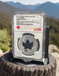 2015 S $5 Canada Maple Leaf E=mc2 Privy Reverse Proof PF70 First 2500 Struck