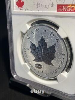 2015 S $5 Canada Maple Leaf E=mc2 Privy Reverse Proof PF70 First 2500 Struck