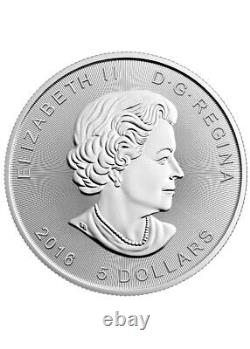 2016 $5 Silver Canadian Superman 1 oz Brilliant Uncirculated-25 Coin Tube