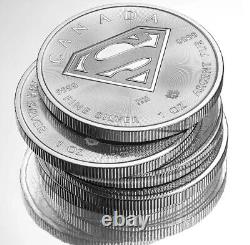 2016 $5 Silver Canadian Superman 1 oz Brilliant Uncirculated-25 Coin Tube