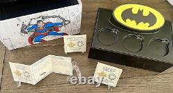 2016 Canada $20 3x 1oz DC Comics Superman, Batman, Wonder Woman 3 Coin Set