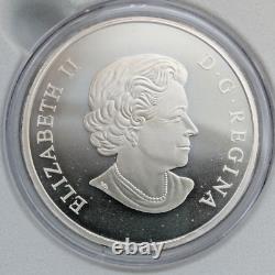 2016 Canada 200 Dollars Silver Canada's Vast Prairies With OGP RCM Proof 9999 Pure