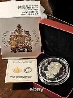 2016 Canada 5 Oz Silver Big Coin Series 50-Cent Coin. Striking & Magnificent