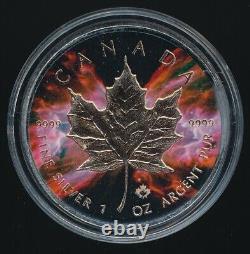 2016 Space Collection Butterfly Nebula Canada 1 Oz. 9999 Silver Maple Leaf