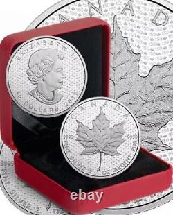 2017 Canada S $10 2 Oz 150th Anniversary Silver Proof Iconic Maple Leaf MINT