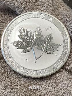 2017 Magnificent Maple 10 Oz. 9999 Fine Silver Coin Canadian Roya Mint