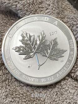 2017 Magnificent Maple 10 Oz. 9999 Fine Silver Coin Canadian Roya Mint