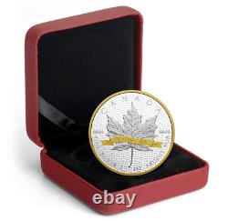 2018 Canada $10 Royal Canadian Maple Leaf 30 Years Anniversary 2 Oz Silver Coin