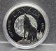 2018 Canada $20 Nocturnal By Nature Howling Wolf Coin. 999 Silver-coin & Capsule