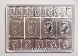 2018 Canada RCM Maple Leaf Flex Fractional 2 oz Fine Silver Bar Sealed