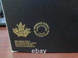 2018 Royal Canadian Mint $10.9999 Fine Silver 30 Year Maple Leaf 2 ounce