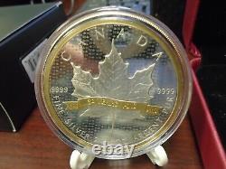 2018 Royal Canadian Mint $10.9999 Fine Silver 30 Year Maple Leaf 2 ounce