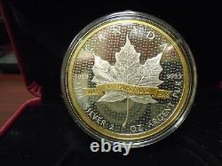 2018 Royal Canadian Mint $10.9999 Fine Silver 30 Year Maple Leaf 2 ounce