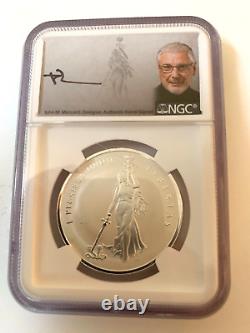 2019 1 oz Silver Canada Peace & Liberty Ultra High Relief Rev PF70 First Release