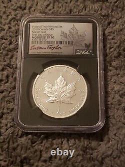 2019 Canada $5 Maple Leaf NGC Modified PF70, FDOI, Susan Taylor Signed