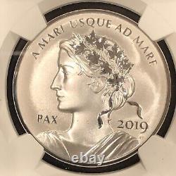 2019 Canada Silver Peace Liberty First Day Pf70 Rev Proof Taylor Mercanti #11m