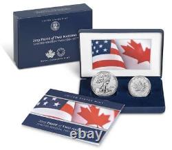 2019 Pride of Two Nations 2-coin Set Certified Perfect 70