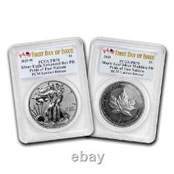 2019 RCM Pride of Two Nations 2-Coin Set PR-70 PCGS (FD) SKU#201335