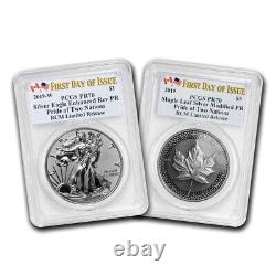 2019 RCM Pride of Two Nations 2-Coin Set PR-70 PCGS (First Day Of Issue) Not US