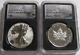 2019-w Ngc Pf70/70 Fdoi Canada Set Pride Of Two Nations Silver Two-coin Set