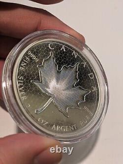 2020 Pulsating Royal Canadian Mint Maple Leaf 2oz. 9999 Silver Coin with COA