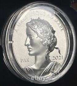 2021 Canada $1 Peace Dollar 30.76g. 99.99 Silver Coin with Capsule/Box/COA