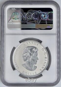 2021 Canada $1 Peace Dollar Ultra High Relief NGC Reverse PF70 First Day Issue