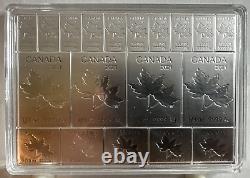 2021 Canada RCM Maple Leaf Mapleflex Fractional 2 oz Fine Silver Bar Sealed