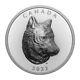 2022 Canada 1 Oz $25 Silver Extraordinary Timber Wolf High Relief Coin Rcm