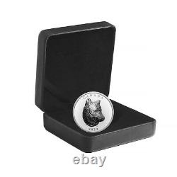 2022 Canada 1 oz $25 Silver Extraordinary Timber Wolf High Relief Coin RCM